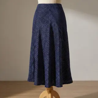 Zamat VELVET LUREX Stripe marine