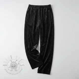 Sammet VELVET LUREX Stripe black