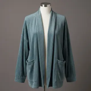 Zamat VELVET LUREX Stripe ocean green
