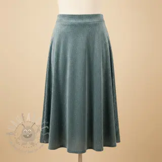 Sammet VELVET LUREX Stripe ocean green
