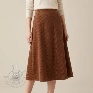 Sammet VELVET LUREX Stripe brick