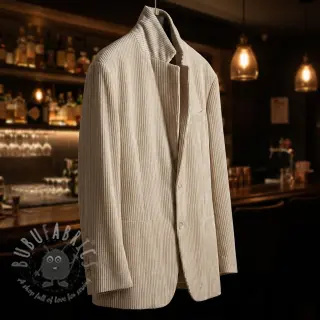Sammet VELVET LUREX Stripe off white