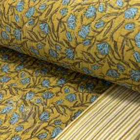 Bomullstyg QUILT Gange curcuma