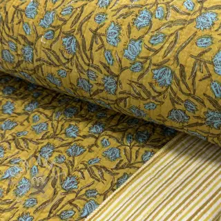 Bomullstyg QUILT Gange curcuma