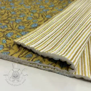 Bomullstyg QUILT Gange curcuma