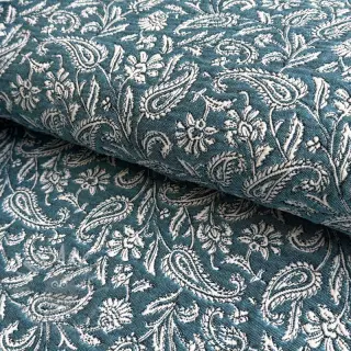 Dekorationstyg jacquard Mumbai allover jade