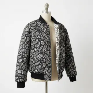 Dekoračná látka jacquard Mumbai allover noir