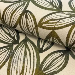 Dekorationstyg jacquard Folia romarin