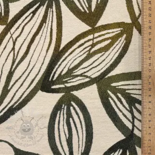 Dekorationstyg jacquard Folia romarin