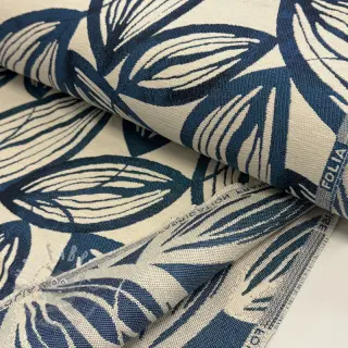 Dekorationstyg jacquard Folia bleu