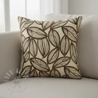 Dekorationstyg jacquard Folia chocolat
