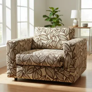 Dekoračná látka jacquard Folia chocolat