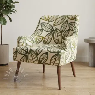 Dekorationstyg jacquard Folia romarin