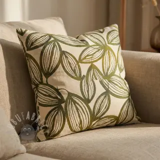 Dekorationstyg jacquard Folia romarin