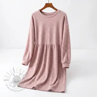 Stickat tyg Angora honey rose