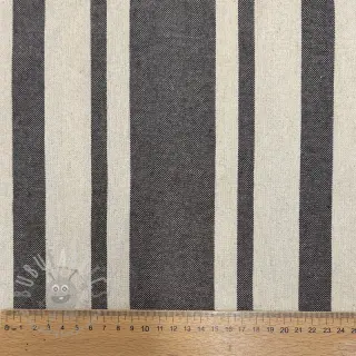Dekorationstyg Bernadette stripe coffee