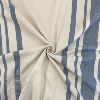 Dekorationstyg Bernadette stripe denim