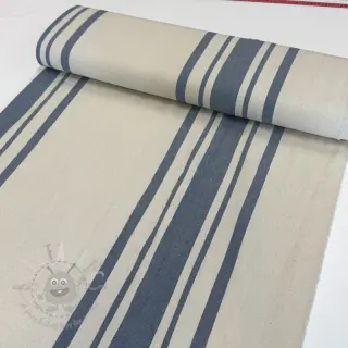 Dekorationstyg Bernadette stripe denim