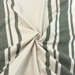 Dekoračná látka Bernadette stripe kaki