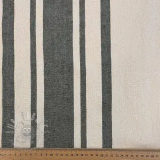 Dekorationstyg Bernadette stripe kaki