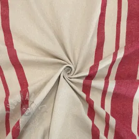Dekorationstyg Bernadette stripe rouge