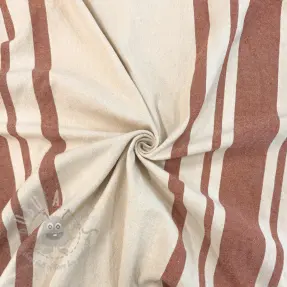 Dekorationstyg Bernadette stripe terracotta