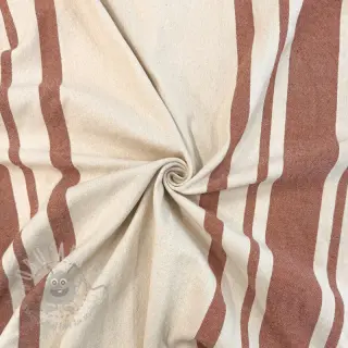 Dekorationstyg Bernadette stripe terracotta