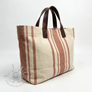 Dekorationstyg Bernadette stripe terracotta