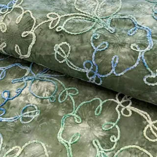Bomullstyg TIE DYE Chenille ela design B