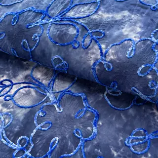 Bavlnená látka TIE DYE Chenille ela design C