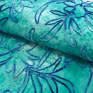 Bomullstyg TIE DYE Chenille manon design A