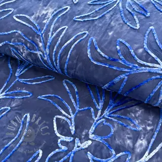 Bomullstyg TIE DYE Chenille manon design B