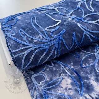 Bomullstyg TIE DYE Chenille manon design B