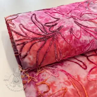 Bomullstyg TIE DYE Chenille manon design C