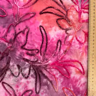 Bomullstyg TIE DYE Chenille manon design C