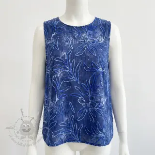 Bomullstyg TIE DYE Chenille manon design B