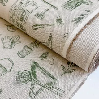 Dekorationstyg Linenlook Garden Plant Tool digital print