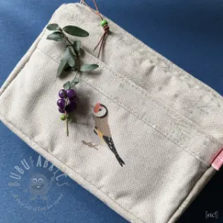 Dekorationstyg Linenlook Tiny Garden Birds
