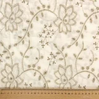Bavlnená látka VOILE EMBROIDERY Kiara off white