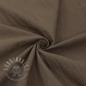 Bomullstyg WASHED taupe
