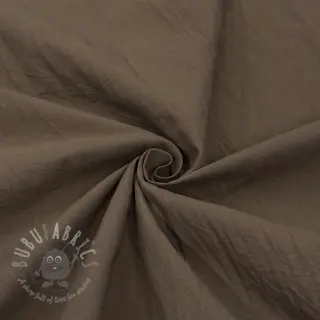 Bomullstyg WASHED taupe