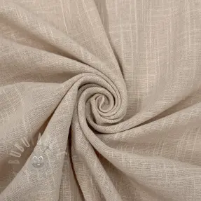 Bomullstyg SLUB WASHED beige