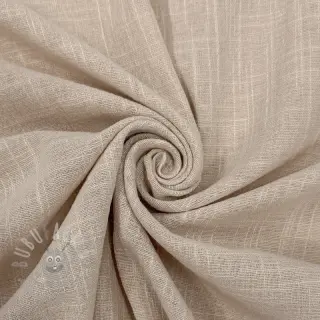 Bomullstyg SLUB WASHED beige