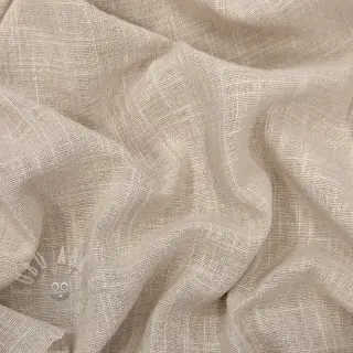 Bomullstyg SLUB WASHED beige