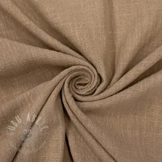 Bomullstyg SLUB WASHED sand