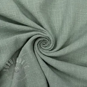 Bomullstyg SLUB WASHED old green