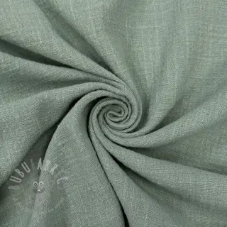 Bomullstyg SLUB WASHED old green