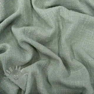 Bomullstyg SLUB WASHED old green