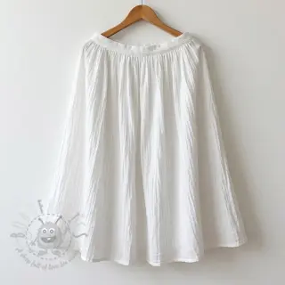 Bomullstyg WASHED white