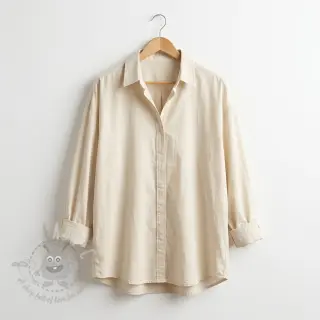 Bomullstyg WASHED beige